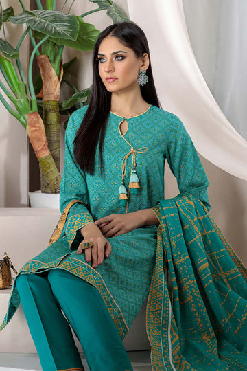 Bonanza Satrangi Rso223p06 Green Eid Prints 2022 Online Shopping